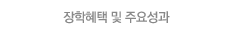 장학혜택 및 주요성과
